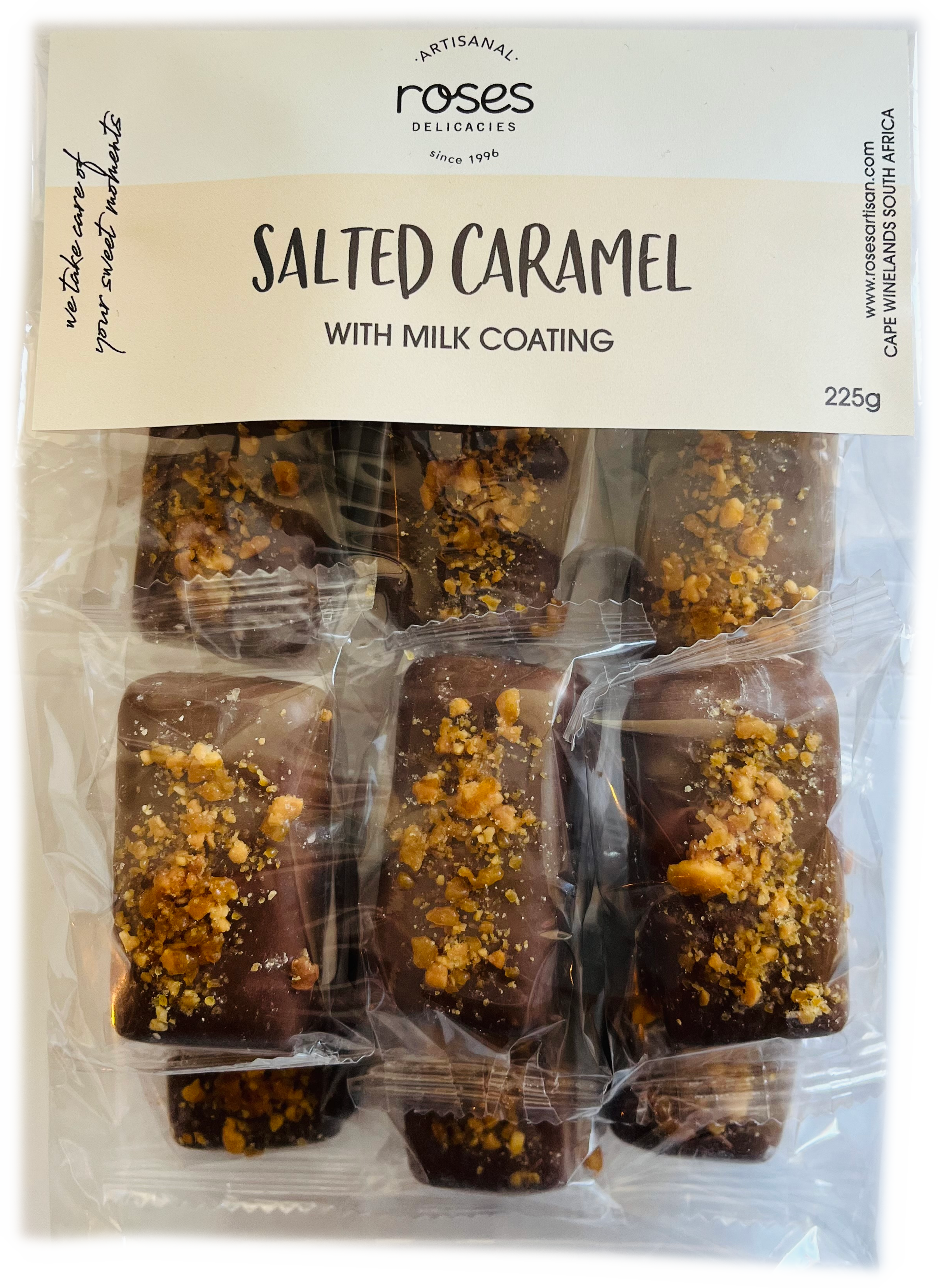Salted Caramel in Milk Coating Bag 225g