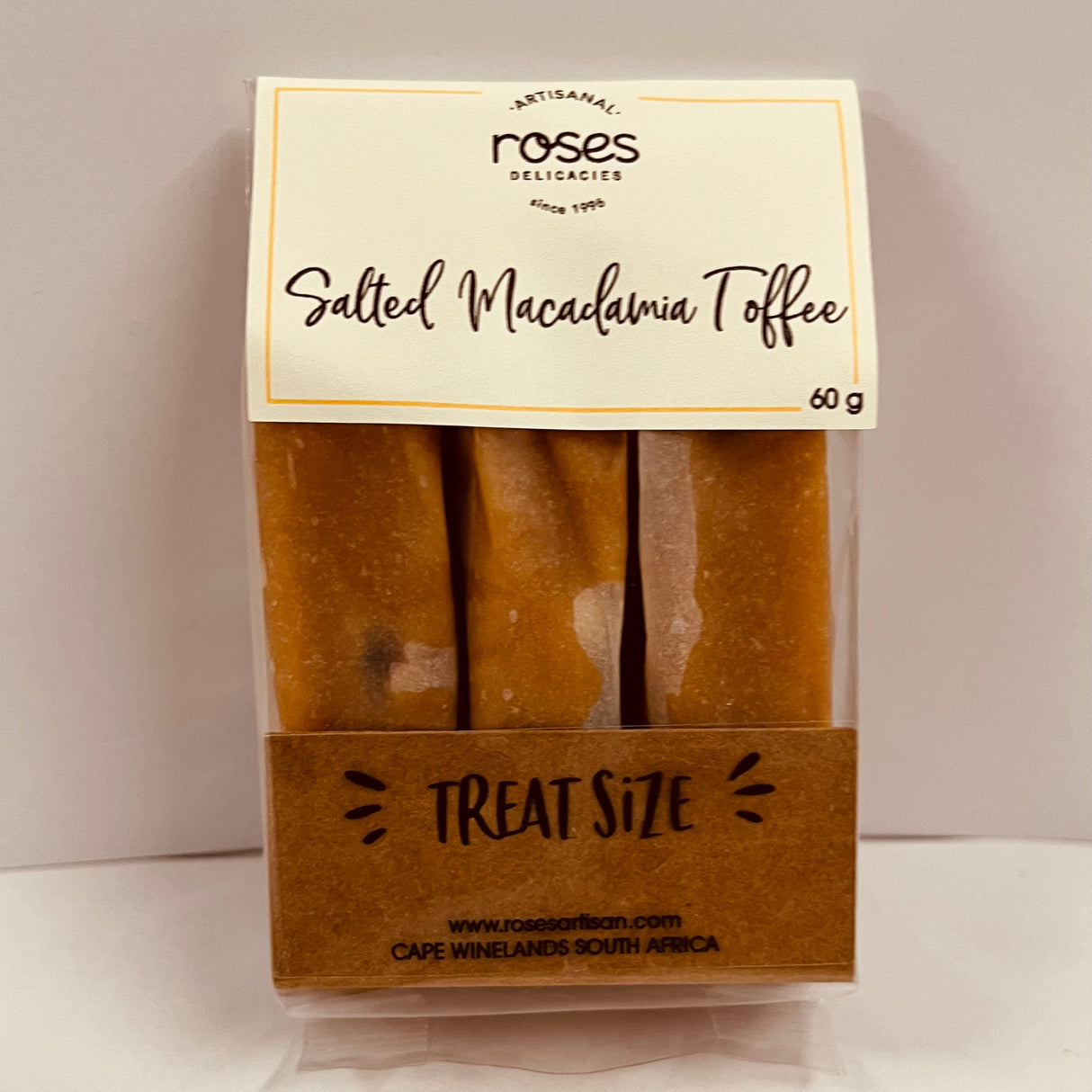 Salted Macadamia Toffee - 3-4 sticks, 60g