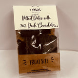 Pitted Dates with 70% Dark Chocolate 50g Treat Size