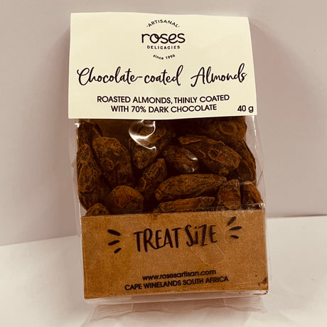 70% Dark Chocolate-coated Almonds 40g Treat Size