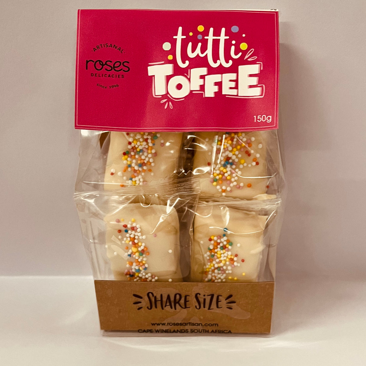 Tutti Toffee Bag - bag with 6 bites, 150g