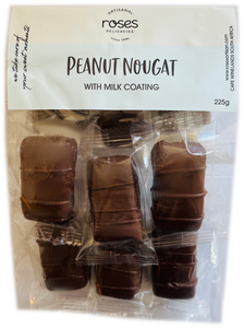 Peanut Nougat in Milk Coating Bag 225g