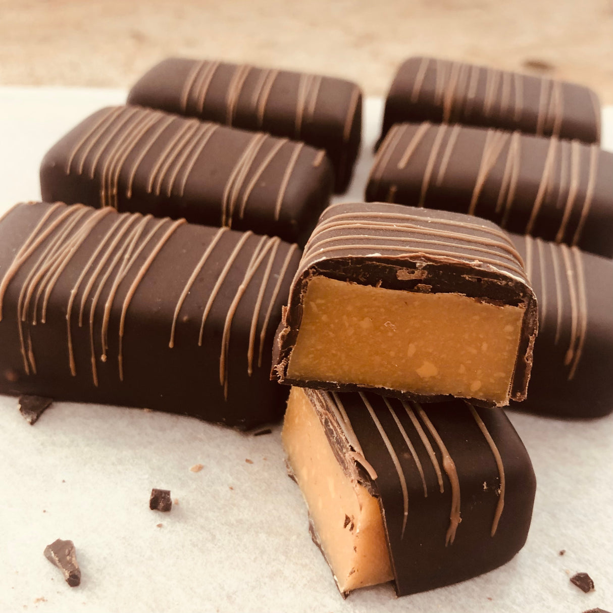 Salted Caramel Mini Bar  with 70% Dark Chocolate